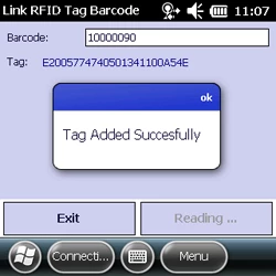 RTPro RFID MC3190-Z Link RFID Tag