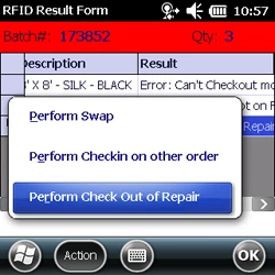 RTPro RFID MC3190-Z RFID Result Error