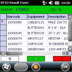 RTPro RFID MC3190-Z Link RFID Result
